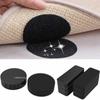 Strong Carpet Fixing Stickers Self-adhesive Touch Fastener Grip Tape Black Pad Double Faced Mat Fixed Patch Home Floor Anti Skid