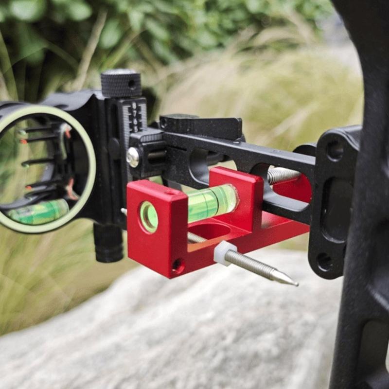 Light Weight Portable 3rd Axes Bows Sight Level Adjustment Tuning Leveler Targets Mounting Leveling Tool Easy to Use