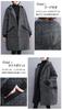 ZHENGTU Raglan Sleeve Cocoon Coat with Chesterfield Flattering Plus Women's Hood, Style, Buttons, Sizes, Casual, Fall/Winter (Color Shown, XL)