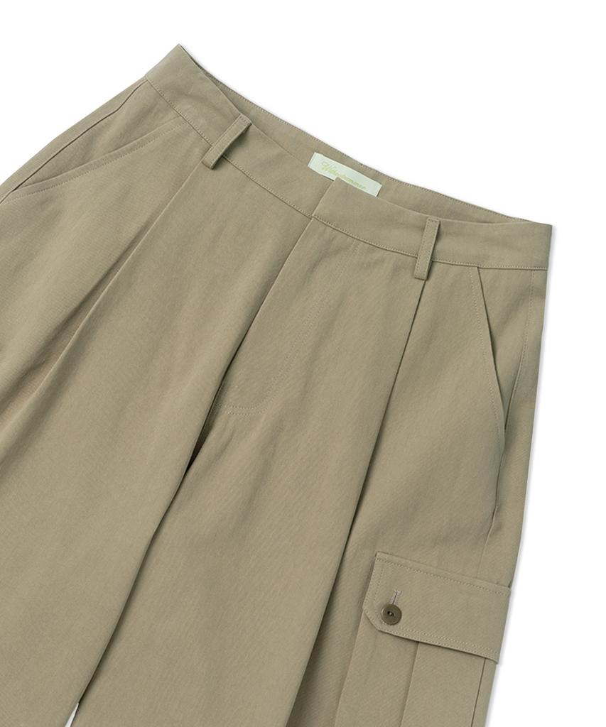 WITHOUT SUMMER Grain Bermuda Pants_Beige