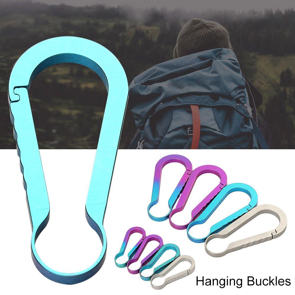 Circle EDC Tool Creative Backpack Buckle Hanging Buckles Small Large Buckle Titanium Keychain