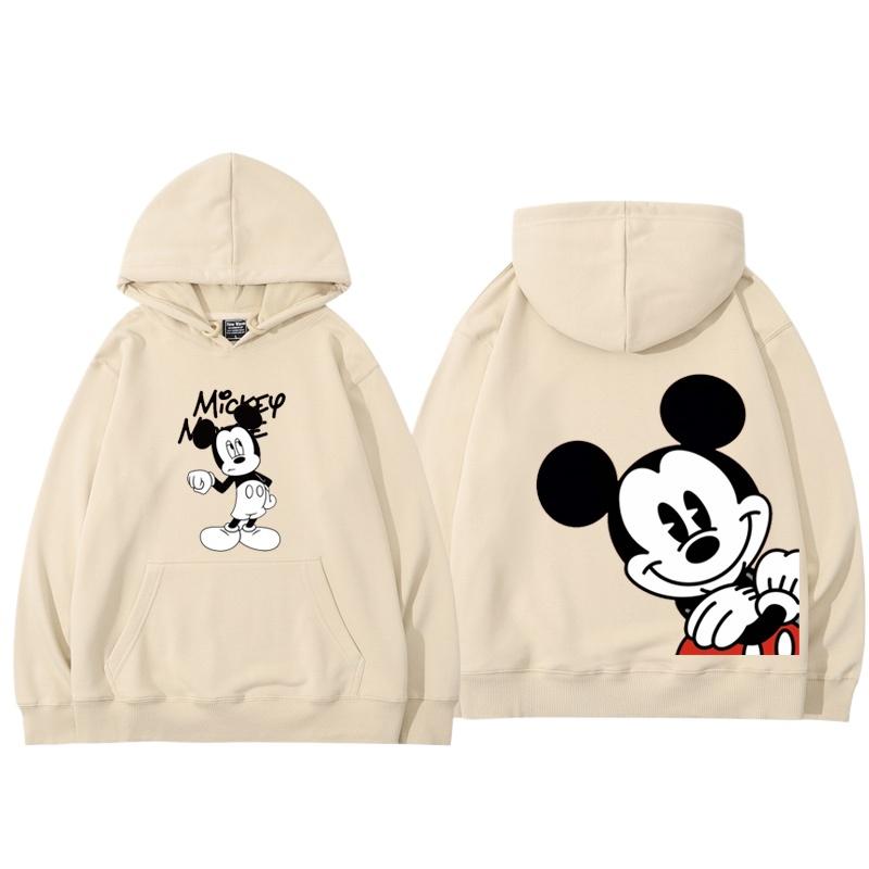 New 2025 Listing Male and Female Couples Mickey Minnie Disney Printed Hoodie Parent-child Cartoon Printed Loose Hoodie Top