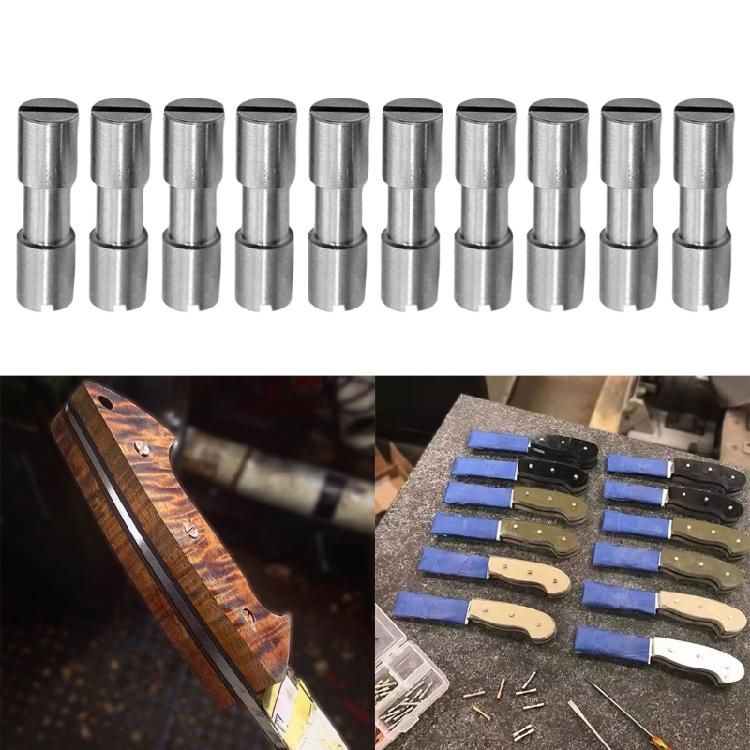 Stainless Steel Bracket Bolt Fasteners Shank Rivets 10Pcs Cutter Handle Corby Bolts for Improve Grips Countersunk Head