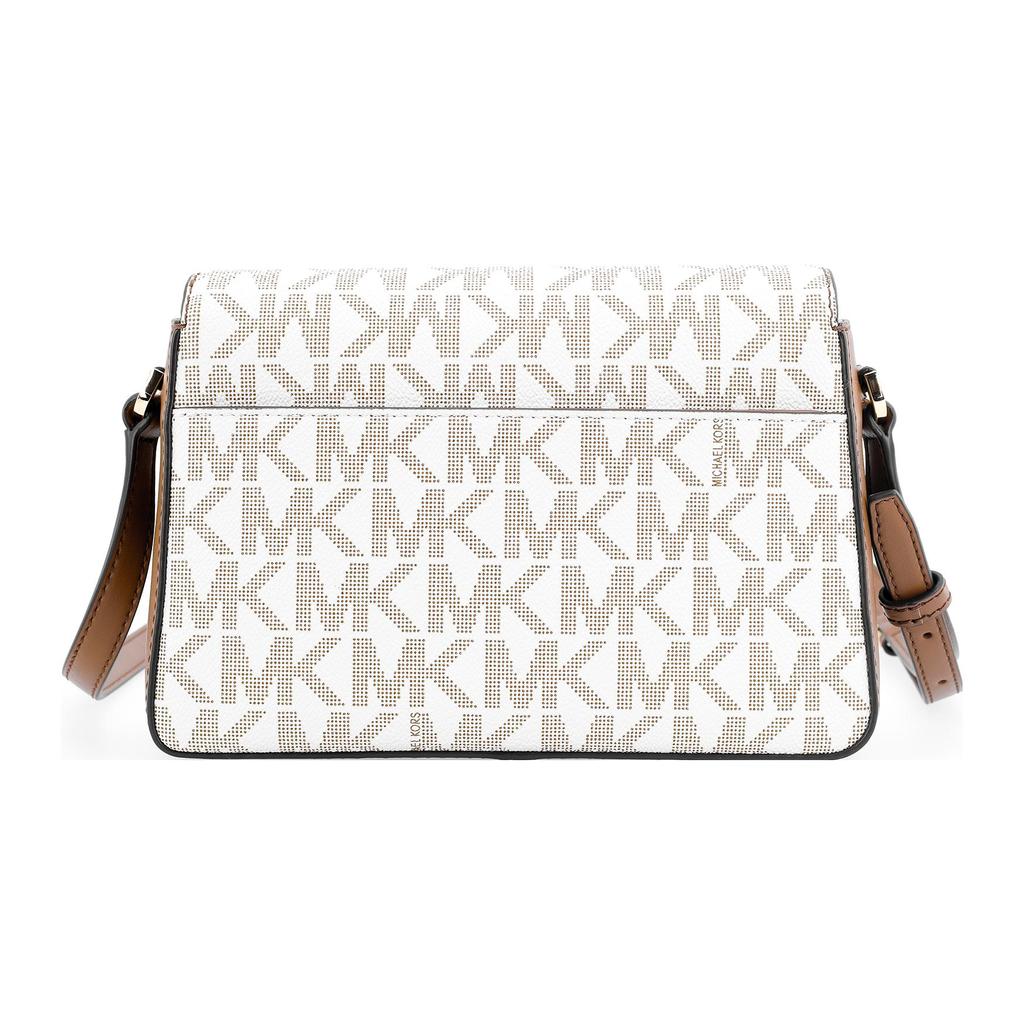 Новые кожаные сумки кроссбоди MICHAEL KORS Jessie, сумки через плечо, женские, хаки 38T1CI6C1B-VANILLA