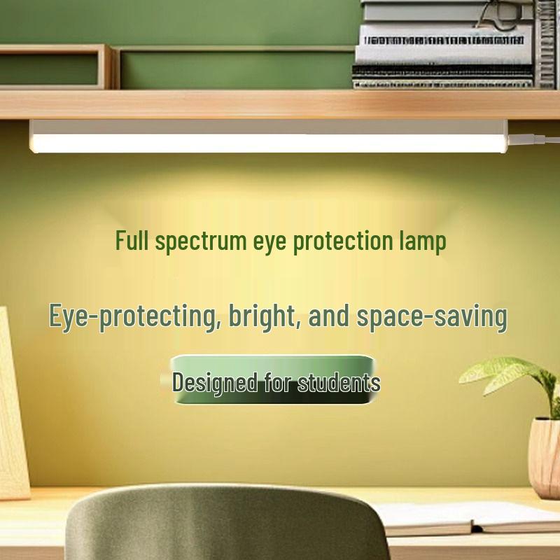 Настольная лампа подключаемого типа с энергосберегающей люминесцентной лампой для общежитий и домов