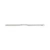 Gucci Signature Carved Decoration Shiny 925 Silver Bracelet Unisex Bracelet 814851-J8400-8106