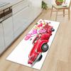 Мягкий кухонный ковер ко Дню Святого Валентина, кухонный коврик против усталости, набор водонепроницаемых нескользящих ковриков, коврик-бегун, прикроватный коврик, впитывающий ковер для кухни