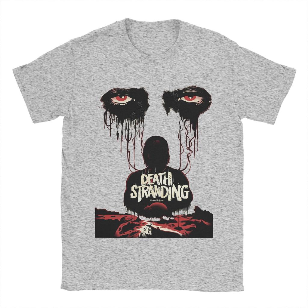 2025 Death Stranding 2 Футболка Летняя Хлопковые Футболки Для Мужчин Харадзюку Узор Футболка С Коротким Рукавом Забавные Топы