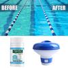 Pool Cleansing Tablets 100g Chlorinating Tablets with Floating Chlorine Dispenser