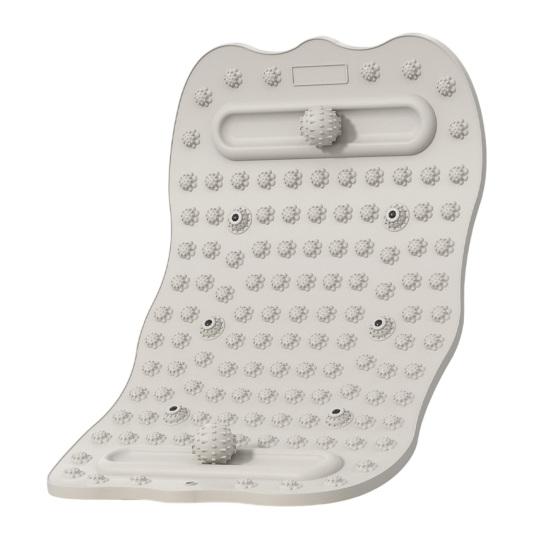 Массажный коврик для ног с двойными шариками, для облегчения боли в ногах, подушка для точечного массажа, коврик для релаксации ног, коврик для рефлексологии, нескользящий, против усталости, коврик для акупрессуры с камнями для ходьбы