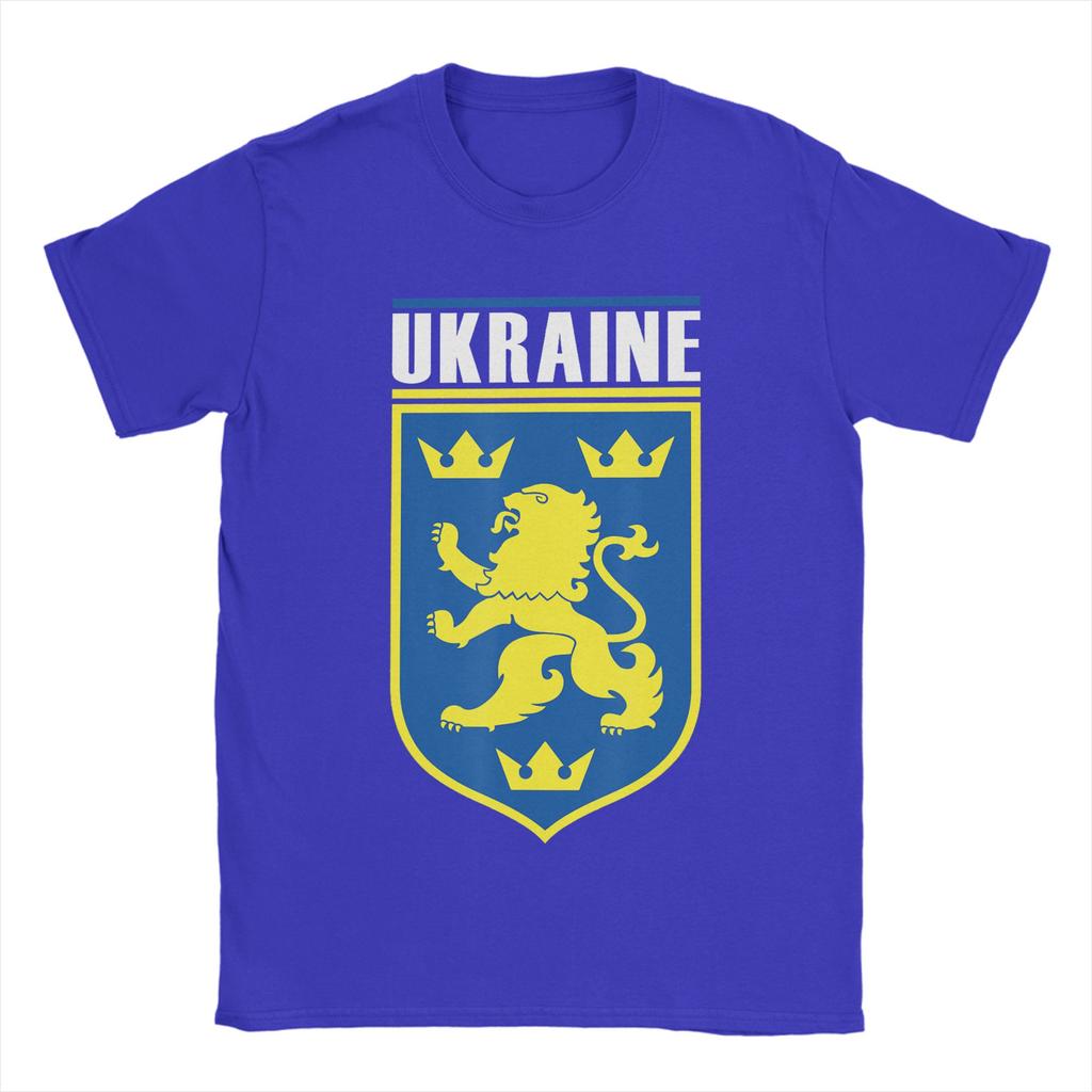 Украина Украинцы Украинский Киев Трезубец Флаг Унисекс Футболка Модная Футболка С Коротким Рукавом С Круглым Вырезом Футболки Хлопок Большие Размеры Топы