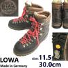 LOWA Heavy Leather Trekking Mountain Boots 30 Brown Germany 90s?(USED)
