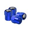 4pcs Car Wheel Tire Valve Caps Stem Case With Emblem For Jeep Renegade Wrangler jk Gladiator Compass Grand Cherokee Auto Styling AMR1