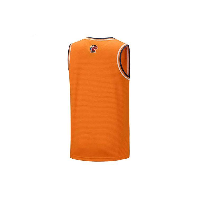 Баскетбольная майка Li Ning CBA Collection Мужская Солнечно-оранжевая AAYQ397-2