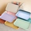 Multiple Colors Tray Plastic Food Bread Pan Nordic Storage Tray  Kitchen Supplies