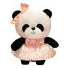 Cute Lolita Sweet Dress Panda Plush Toys Cartoon Girls Birthday Dolls Gifts