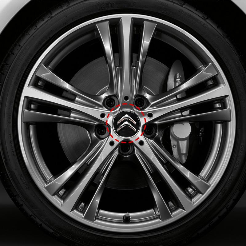 OKKU5 4pcs Auto Car Wheel Center Hub Caps Rim Caps Covers emblem For Citroen C5 X AIRCROSS C3 C4 C2 Berlingo Jumper Dispatch ami C4L