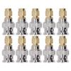 10PCS SMA Male To BNC Male Adapter Replacement RF Coaxial Cable Conversion Connector