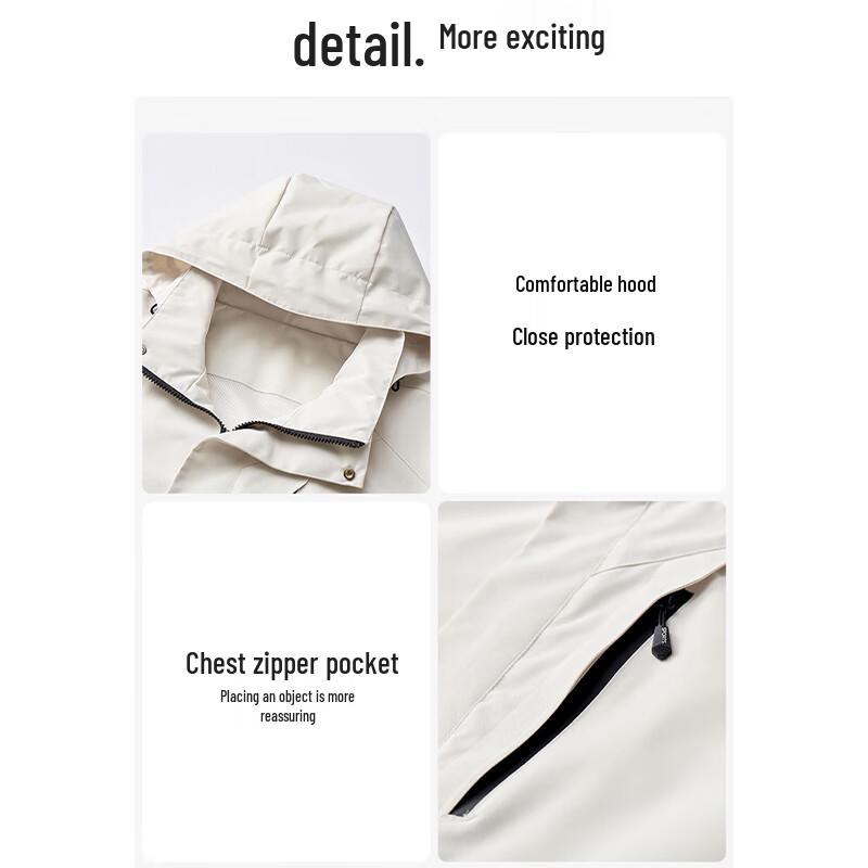 JEEP SPIRIT Men's Casual Hooded Outdoor Jacket