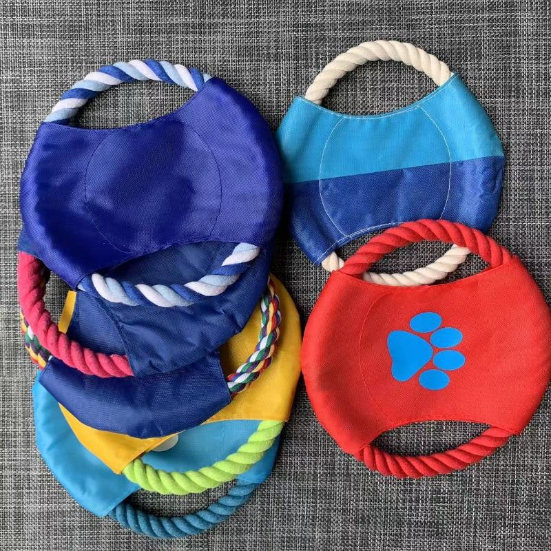 Durable Bite Resistant Dog Flying Disc Pet Molar Throwing Training Toy