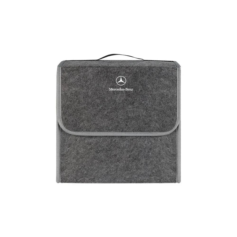 TUON5 Car Soft Felt Storage Bag Organizer Cars Foldable Trunk Bag Car Stickers For Mercedes Benz C200 C230 C240 C250 C280 C300 C320