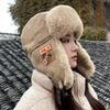 Unisex Winter Windproof Velvet Thick Hat with Ear Protection for Cycling