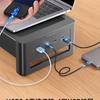 RGB подставка для компьютерного монитора с USB-портами и местом для хранения