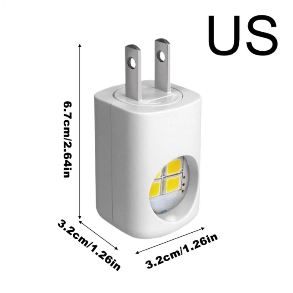 Dusk To Dawn Wall Night Lamp Plug In Design Night Light Plug LED Room Lamp Bathroom Lighting
