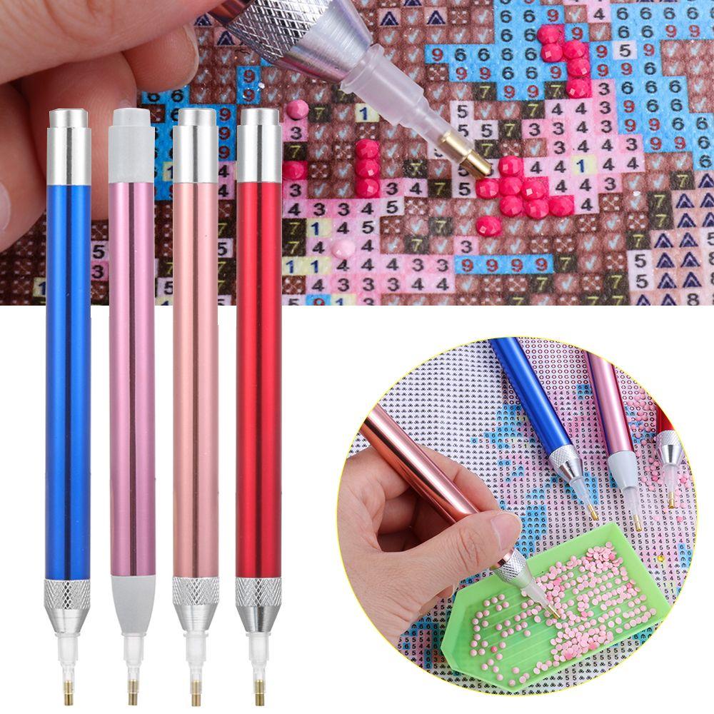 Sewing Accessories Crystal Point Drill Pen Diamond Painting Tool 5D Diamond Painting Lighting
