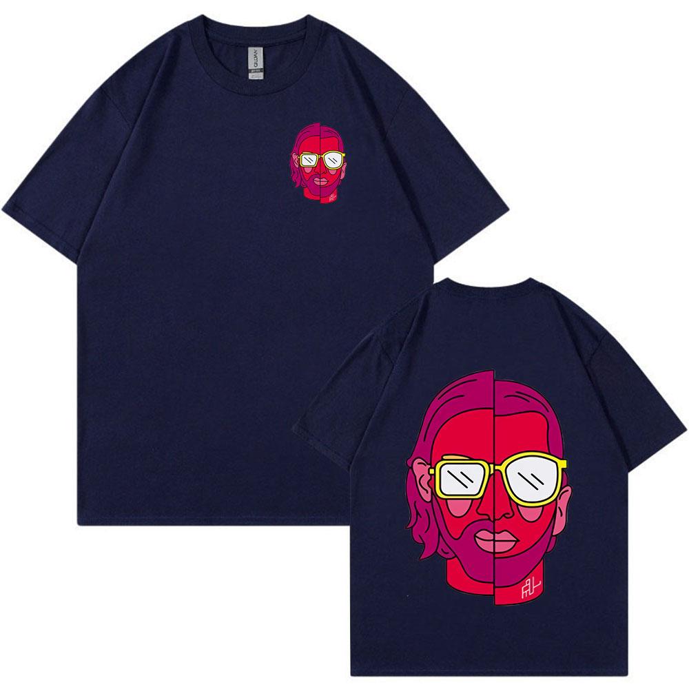 Le Monde Chico Graphic Print Tshirt Streetwear Album PNL French Rap T-shirts Summer Cotton T Shirt Short Sleeve Men Fashion Tees