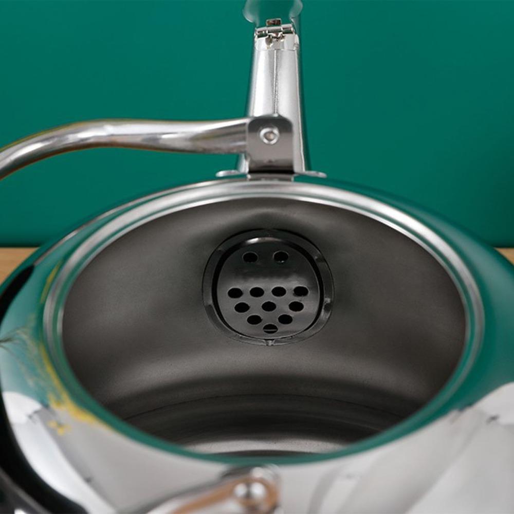 Stainless Steel Stovetop Teapot Folding Handle Whistling Tea Kettle Stovetop Kettle Tea Brewing