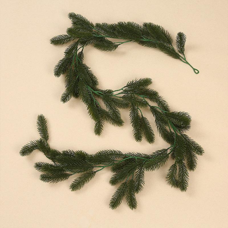 1PC Fashion Artificial Plant Pine Needle Christmas Vine Home Decor Xmas Garland Wall Hanging