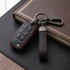 Genuine Leather Car Key Cover For VW Golf MK5 MK7 Jetta Polo Tiguan Passat Skoda Octavia Fabia Seat Leon Ibiza Key Fob Case