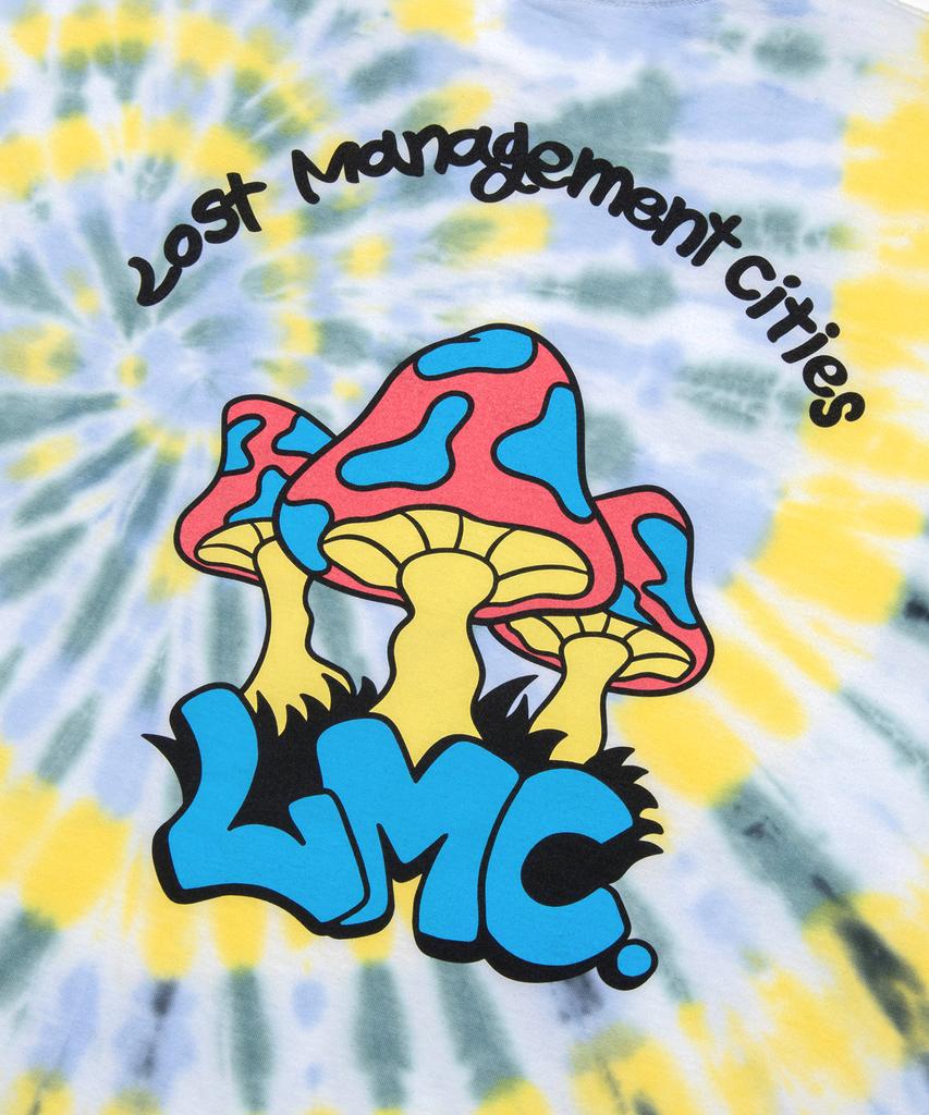 LMC Tie Dye Mushroom Long Slv Tee Yellow