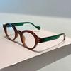 Винтажные круглые оптические оправы для мужчин Новая модная оправа для очков, блокирующих синий свет, для женщин Трендовые шикарные дизайнерские очки