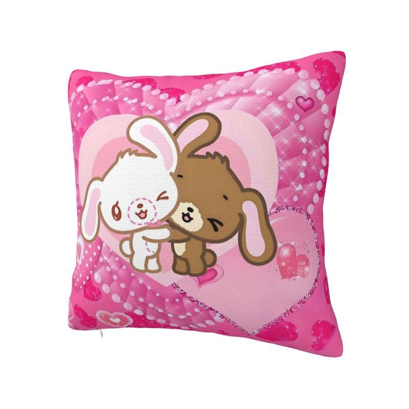 Индивидуальная роскошная наволочка Sanrio Sugarbunnies Аниме для дивана Мягкая милая мультяшная наволочка для подушки Домашний декоративный