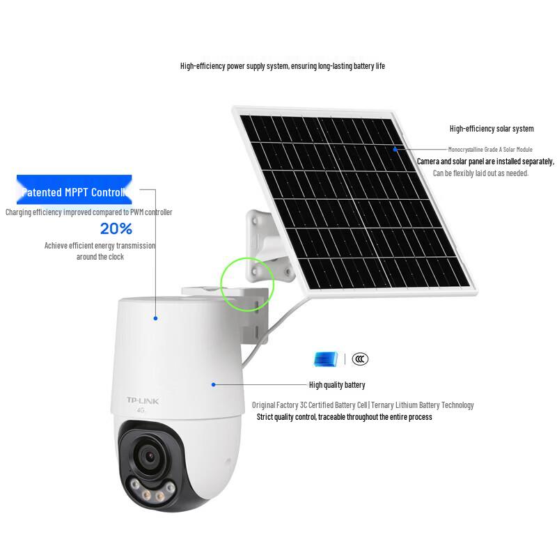 TP-LINK 4G Solar PTZ Surveillance Camera (CN version)