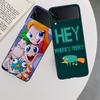 Мультяшный утконос Перри Чехол для телефона Samsung Z Flip 7 6 5G Galaxy Z Flip 5 4 3 Черный Жесткий Чехол Роскошная ПК Оболочка Coque