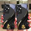 Starlight Zodiac Для Oppo A79 5G 58 78 74 60 4G Reno 11F Realme GT 6 11 Note 50 10 C55 X2 Закаленное Стекло Черный Чехол для Телефона