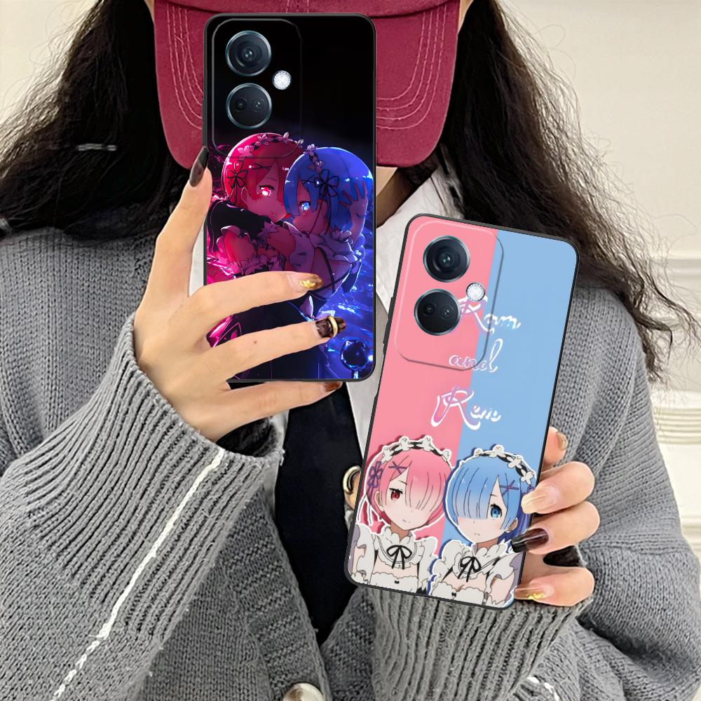 Чехол для мобильного телефона ReZero Rem Ram для OPPO Find X9 X8 X7 X6 X5 X3 X2 Plus s Pro Ultra Lite Цветная печать Чехол Роскошный Красивый