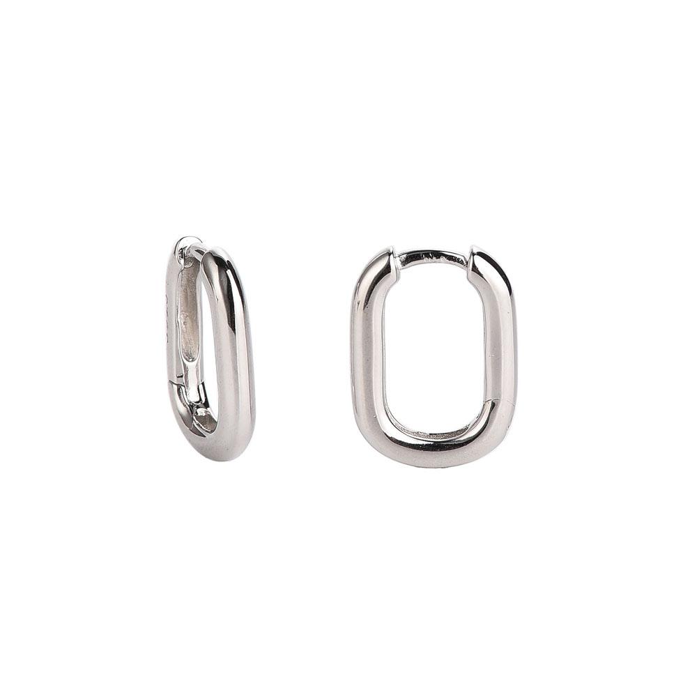 Аксессуары Круг Женщины Мужчины U-образные Серьги-хагги Серьги-кольца Модная бижутерия Подарок Клипсы для ушей