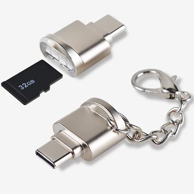 USB / Type C Кардридер для карт памяти Micro SD TF OTG адаптер для iphone 15 для Samsung для Xiaomi Redmi Huawei