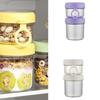 Travel Friendly Breakfast Container with Lid and Spoon Breakfast Jar for Convenient Meals At Work School or Outdoors