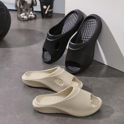 Новые мужские спортивные универсальные уличные шлепанцы на мягкой толстой подошве для летней моды, женские шлепанцы, унисекс