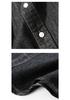 Men's Denim Long-Sleeve Casual Shirt with Embroidery - Trendy, Handsome, Loose, and Versatile for Spring and Autumn.