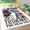 Taylor Swift Eras Tour Carpet Rug Soft Washable Antislip Home Living Room Sofa Mats Personalized Christmas Rug