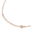 Necklace Brown Teddy Bear Pink Gold Color Open Heart Zirconia [Sears] Women's P6127-tdt-01-p-b