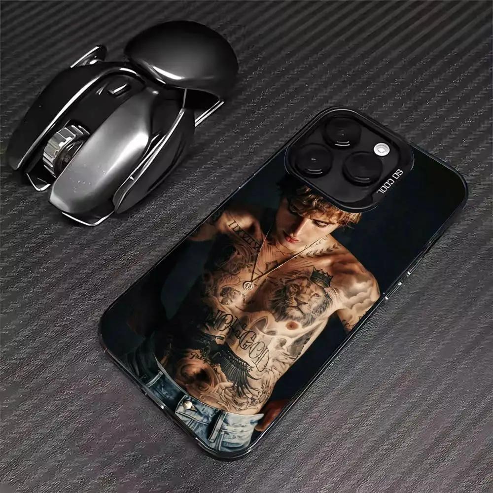 Крутой чехол J-Justin B-Bieber для iPhone 17 16 15 14 13 12 11 Pro Max XS Max 7 8 Plus, противоударный, силиконовый, матовый