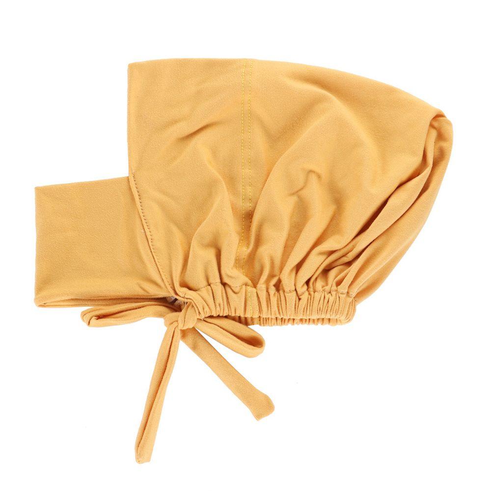 Short Muslim Stretch Arab Turban Inner Hijab Caps Headwrap Islamic Cap Female Headscarf