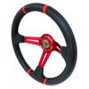 ALTEED Спортивный руль 350 мм, глубокий конус, красные спицы с карбоновым волокном, для автомобилей с вторичного рынка, Руль, Модель, Дизайн,
